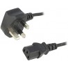 CABLE ALIMENTACION UK-C13 H 1,8MTS NEGRO