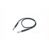 CABLE BANTAM M-M 60cm NEGRO