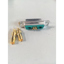CONECTOR SUB-D MIXTO 7W2S 5P H+2PIN H