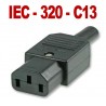 CONECTOR ALIMENTACION C13 HEMBRA KAISER