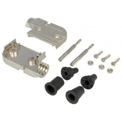 CARCASA DB15 METALICA CODO 90º
