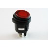 INTERRUPTOR PULSADOR LED ROJO IP65 12V