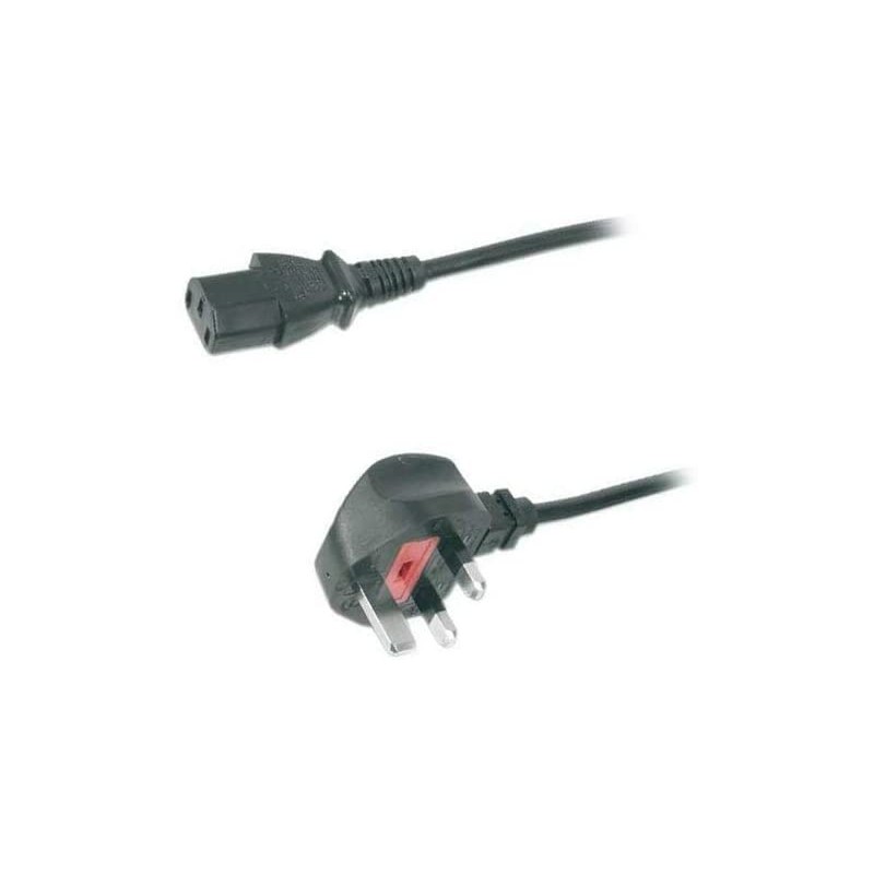 CABLE ALIMENTACION UK-C13 H 1,8MTS NEGRO