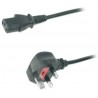 CABLE ALIMENTACION UK-C13 H 1,8MTS NEGRO