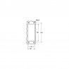 CARCASA BASE ZOCALO CHASIS HARTING 16B