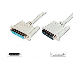 CABLE DB25M-DB25H 10M (PIN...
