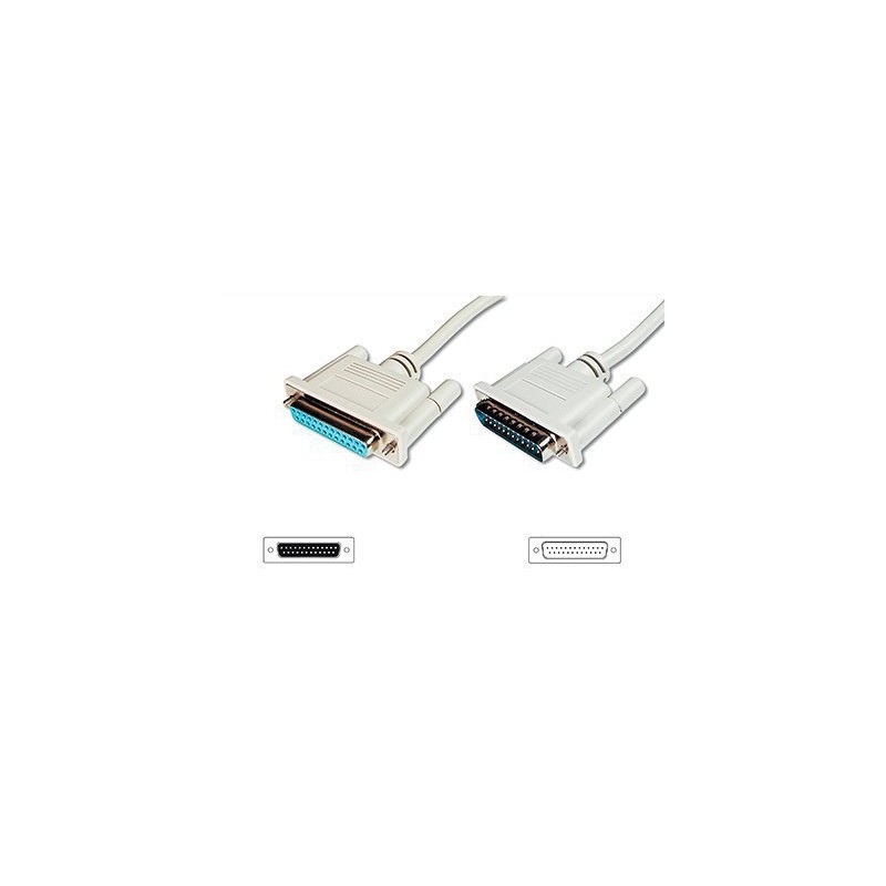 CABLE DB25M-DB25H 10M (PIN A PIN)