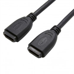 CABLE ADAPTADOR HDMI H-H 0,2M 4K NEGRO