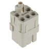 CONECTOR 6 PINES HEMBRA HARTING HAN Q
