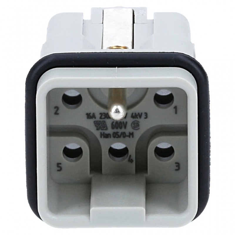 CONECTOR 6 PINES MACHO HARTING HAN Q