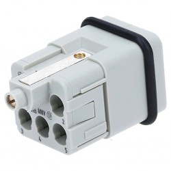 CONECTOR 6 PINES MACHO HARTING HAN Q