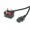 CABLE ALIMENTACION UK-C13 H 2M NEGRO