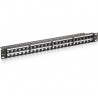PANEL 19" 48P 1U RJ45 VACIO+ GUIA CABLE