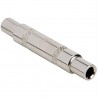ADAPTADOR JACK H-H 6,3mm ESTEREO METAL