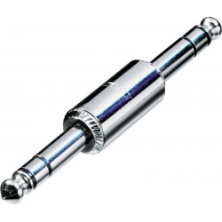 ADAPTADOR JACK M-M 6,3mm ESTEREO METAL