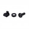 KIT TORNILLERIA PARA RACK 19" M5 NEGRO