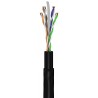 CABLE UTP CAT6 RIGIDO NEGRO EXTERIOR 100