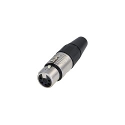 CONECTOR XLR5 HEMBRA AEREO NIKEL REAN NE