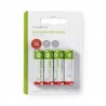 PACK 4U/ PILA HR6 RECARGABLE AA R2000mAh