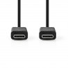 CABLE USB C M-M 2M NEGRO V3.2