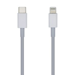 CABLE APPLE USB C M-LIGHTNING M 1M BLANC