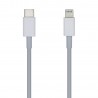 CABLE APPLE USB C M-LIGHTNING M 1M BLANC