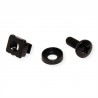 KIT TORNILLERIA PARA RACK 19" M6 NEGRO