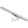 TIRA LED RIGIDA 33cm A PILAS 160lm 6500k