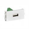 MODULO 45X22,5 CONECTOR USB HEMBRA-BORNA