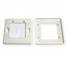 CAJA SUPERFICIE 86x86 F40mm CON CEPILLLO