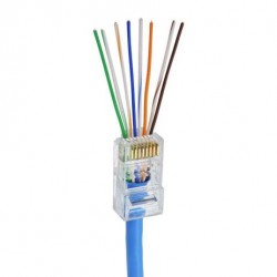 CONECTOR EZ-RJ45 MACHO UTP CAT6
