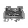 BORNA CARRIL DIN 1 POLO PASO GRIS 10mm