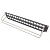 PANEL 19" 2U 32 PUERTOS XLR+ VARILLA+POR