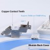 CONECTOR RJ45 HEMBRA FTP CAT7 KEYSTON