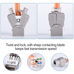CONECTOR RJ45 HEMBRA FTP CAT7 KEYSTON