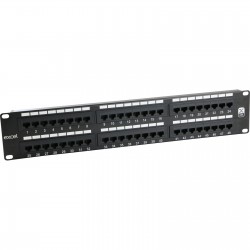 PANEL 19" 48 PUERTOS 2U CAT6 UTP RJ45 ex