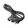 CABLE ALIMENTACION "Y" RED-2xCPU C13 1M