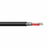 CABLE DMX 2x0,22mm2 APANTALLADO GOMA NEG