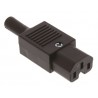 CONECTOR ALIMENTACION C15 HEMBRA RECTO