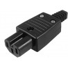 CONECTOR ALIMENTACION C15 HEMBRA RECTO