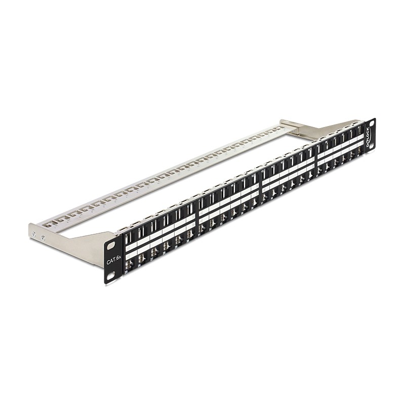 PANEL 19" 48P 1U RJ45 VACIO+ GUIA CABLE