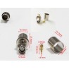 CONECTOR SMA MACHO LMR400 RG8 CRIMPAR