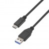 CABLE USB 3.1 TIPO A M-USB C M 0,5M NEGR