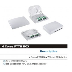 CAJA MURAL 4xSC SIMPLEX-4xLC DUPLEX PLAS