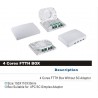 CAJA MURAL 4xSC SIMPLEX-4xLC DUPLEX PLAS