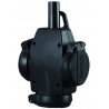 CONECTOR SCHUKO 3xHEMBRA GOMA NEGRO