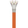 CABLE SFTP CAT7A 10G NARANJA LSZH DUPLEX