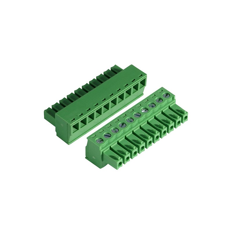 CONECTOR BORNA EUROBLOCK 10 PIN H 3,81mm