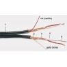 CABLE MICRO PARALELO AUDIO 2x2x0,19NEGRO