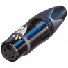 CONECTOR XLR5 HEMBRA AEREO NEGRO NEUTRIK